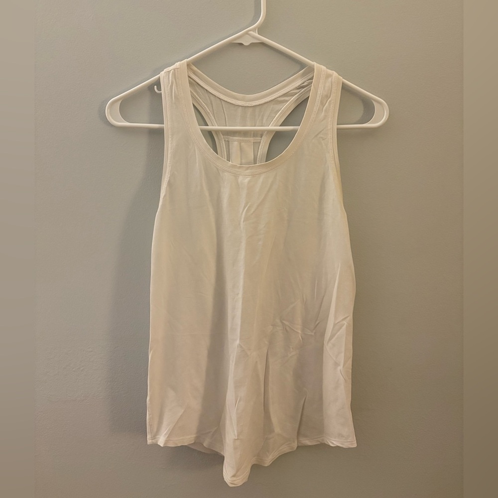 Lululemon, white love tank